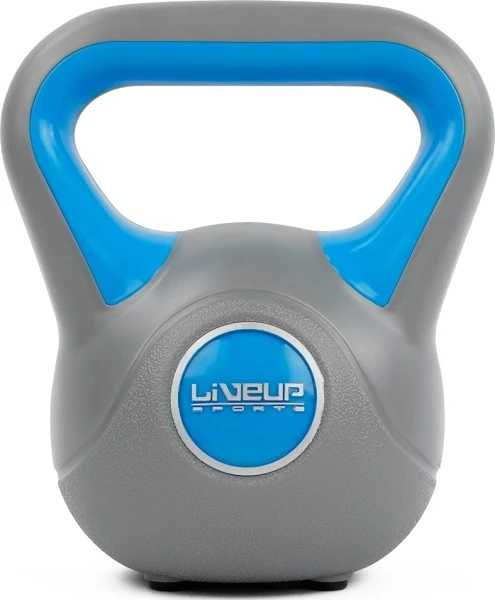Гиря LiveUp PLASTIC KETTEL BELL блакитно-сіра (3,0 кг) LS2047-3