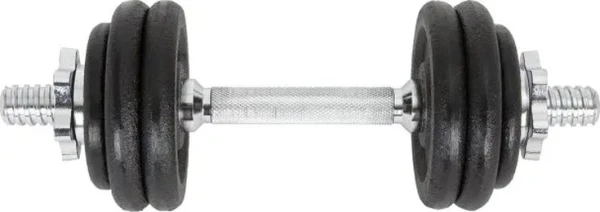 Набор гантелей LiveUp DUMBBELL SET черный (2 х 7,5 кг) LS2322B-15KGS