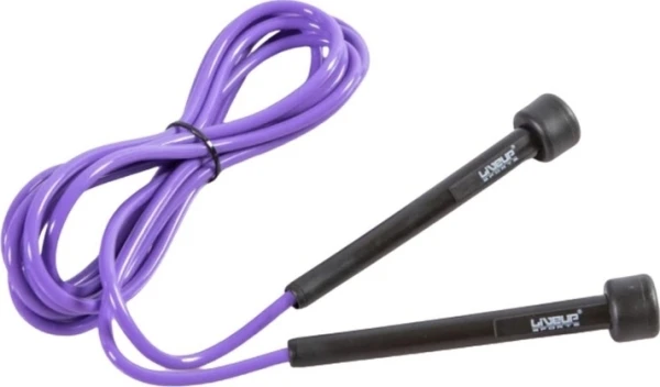 Скакалка LiveUp PVC JUMP ROPE фиолетово-черная LS3115-p