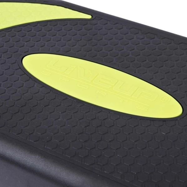 Степ-платформа LiveUp POWER STEP чорно-салатова LS3168B