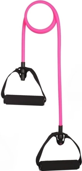 Еспандер трубчастий LiveUp TONNING TUBE LIGHT RESISTANCE рожевий LS3201-Lp