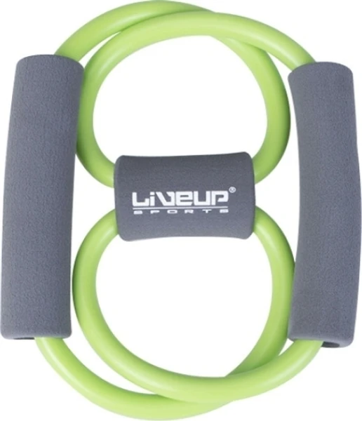 Еспандер-вісімка LiveUp SOFT EXPANDER MEDIUM RESISTANCE зелений LS3202-Mg