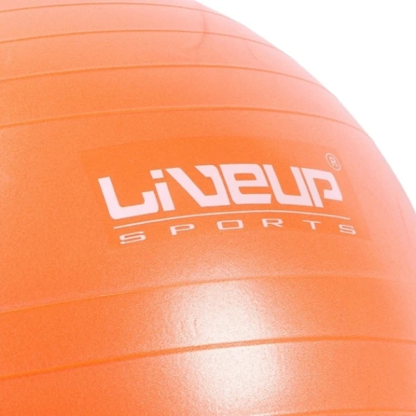 Фітбол LiveUp ANTI-BURST BALL помаранчевий LS3222-65o