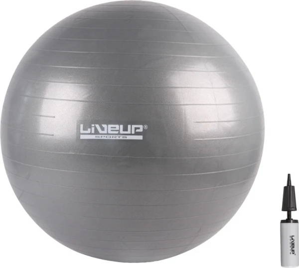 Фітбол LiveUp ANTI-BURST BALL сірий LS3222-75g