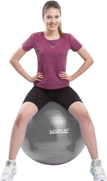 Фітбол LiveUp ANTI-BURST BALL сірий LS3222-75g