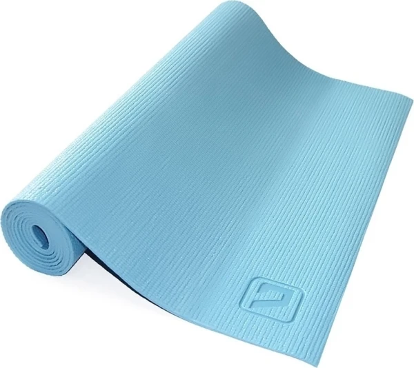 Коврик для йоги LiveUp PVC YOGA MAT голубой LS3231-04b