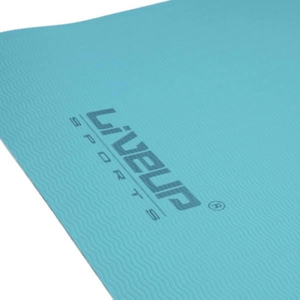 Коврик для йоги LiveUp TPE YOGA MAT бирюзовый LS3237-06g