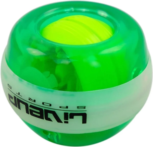Еспандер гіроскопічний LiveUp POWER BALL зелений LS3320