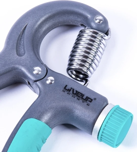 Еспандер пружинний регульований LiveUp ADJUSTABLE HANDGRIP зелений LS3334-g