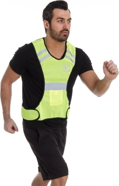 Світловідбивний жилет LiveUp REFLECTIVE VEST жовтий LS3403