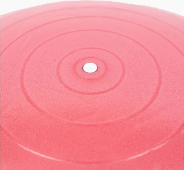 Фітбол масажний LiveUp HALF MASSAGE BALL червоний LS3569
