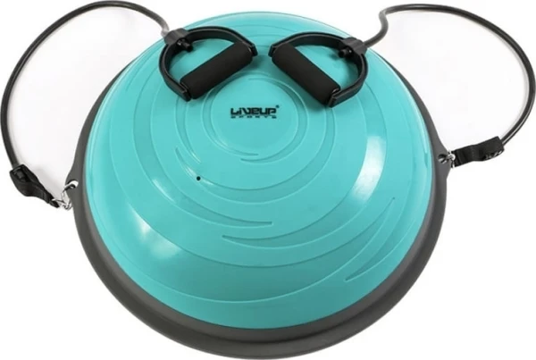 Балансировочная полусфера LiveUp BOSU BALL бирюзовая LS3616