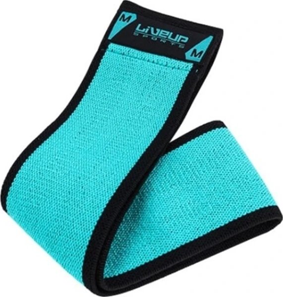 Еспандер-петля LiveUp HIP BAND M бірюзовий LS3629-M