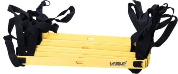 Координаційна драбина LiveUp AGILITY LADDER 16 сходинок, 8 метрів жовта LS3671-8