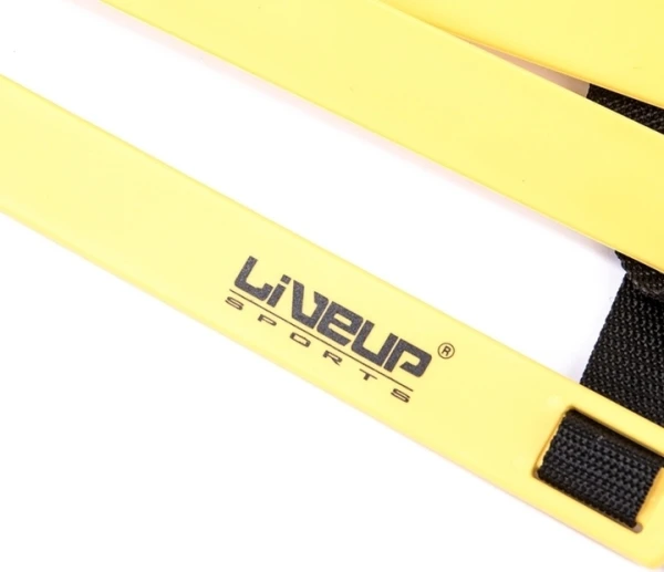 Координаційна драбина LiveUp AGILITY LADDER 16 сходинок, 8 метрів жовта LS3671-8