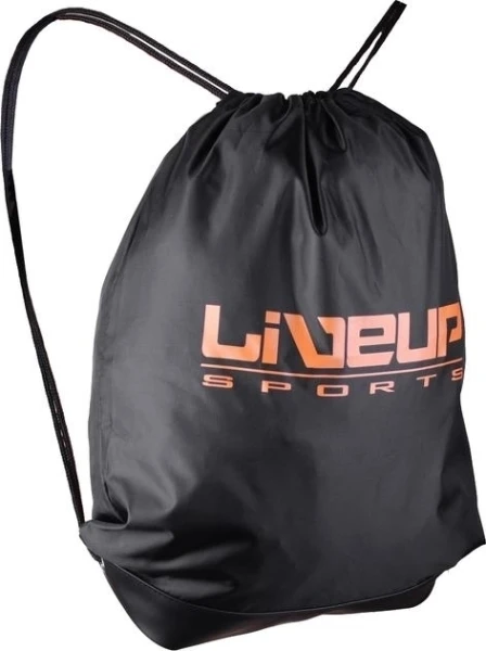 Сумка-мешок LiveUp SPORTS BAG черно-оранжевая LS3710-o