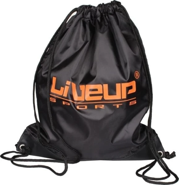 Сумка-мешок LiveUp SPORTS BAG черно-оранжевая LS3710-o