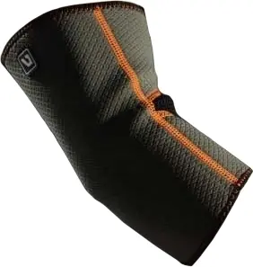 Фиксатор локтя LiveUp ELBOW SUPPORT серо-черно-оранжевый S/M LS5633-SM