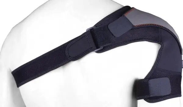 Фиксатор плеча LiveUp SHOULDER SUPPORT черно-серый LS5765