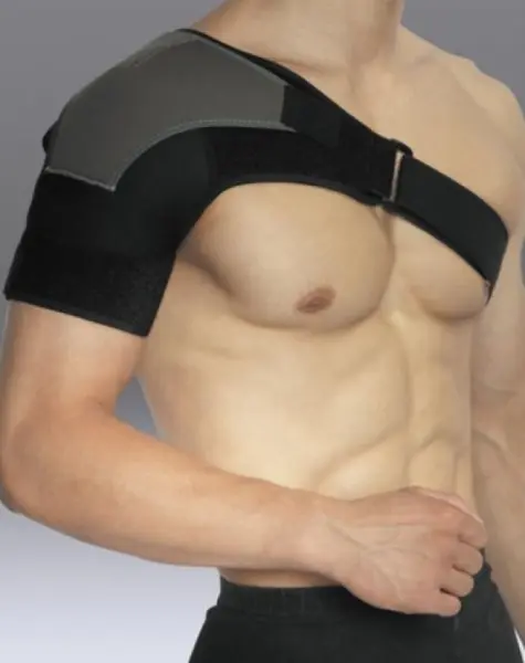 Фиксатор плеча LiveUp SHOULDER SUPPORT черно-серый LS5765