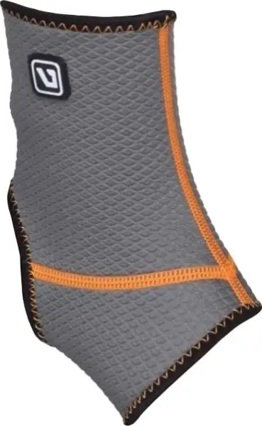 Фиксатор щиколотки LiveUp ANKLE SUPPORT серо-черно-оранжевый S/M LS5634-SM