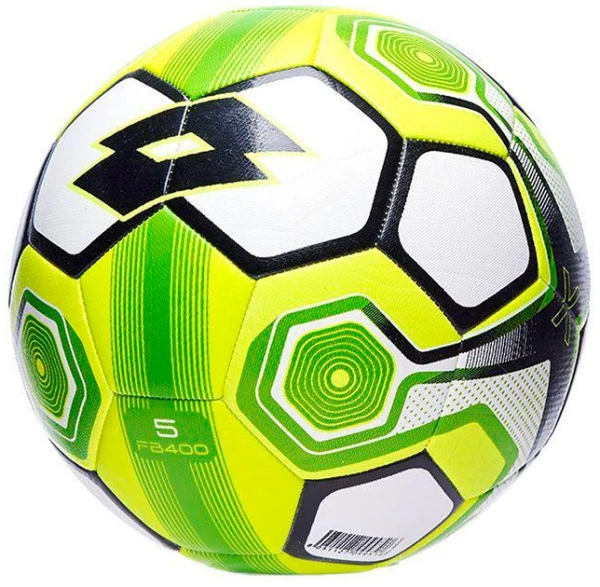 Мяч футбольный Lotto BALL FB 400 5 217312/217235/74L желто-черный Размер 5