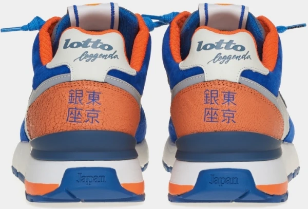 Кроссовки Lotto TOKYO GINZA CRACK сине-оранжевые 219581/AKI