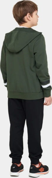 Спортивний костюм дитячий Lotto SMART B II SUIT FL темно-зелено-чорний 216987/6UK