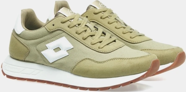Кросівки Lotto TRAINER 2000 AMF CVS оливково-білі 219265/A9K
