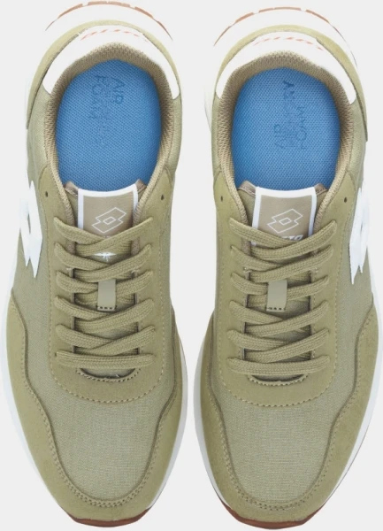 Кросівки Lotto TRAINER 2000 AMF CVS оливково-білі 219265/A9K