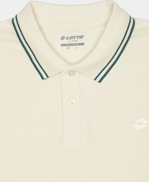 Теніска Lotto POLO CLASSICA I бежево-зелена 219238/BXD