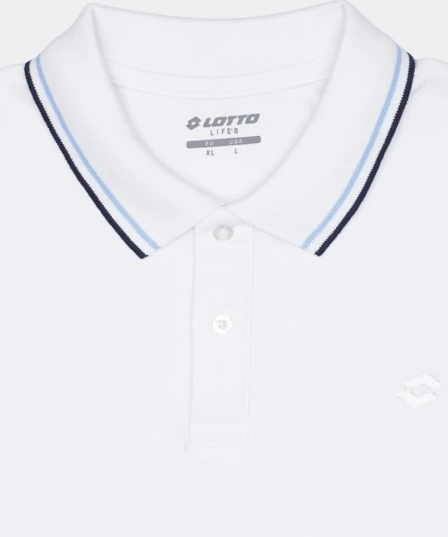 Тенниска Lotto POLO CLASSICA I бело-синяя 219238/BXC