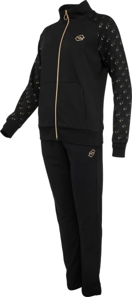 Спортивний костюм жіночий Lotto SUIT RIVIERA W VIII чорно-золотий 220223/1CL