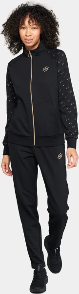 Спортивний костюм жіночий Lotto SUIT RIVIERA W VIII чорно-золотий 220223/1CL