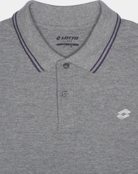 Тенниска Lotto POLO CLASSICA I серо-фиолетовая 219238/B73