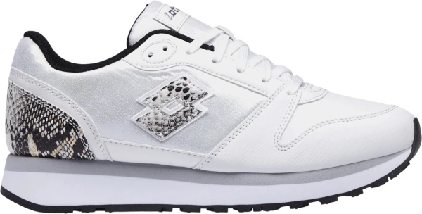 Кросівки жіночі Lotto TRAINER WEDGE AMF V PYTHON W срібно-білі 218120/6XH