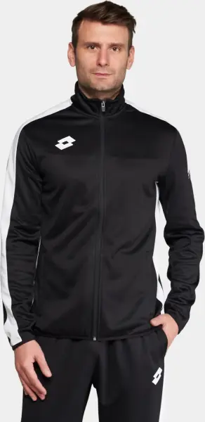 Олімпійка (мастерка) Lotto ELITE PLUS SWEAT FZ PL чорно-біла 216574/1CL