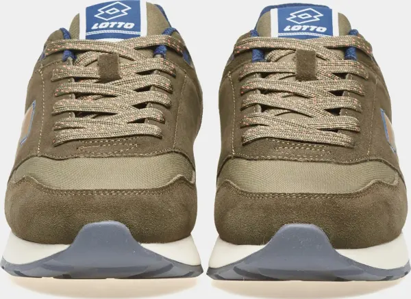 Кросівки Lotto TRAINER AMF II SUE/NY оливково-оранжево-темно-сині 222902/948