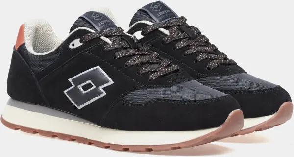 Кросівки Lotto TRAINER AMF II SUE/NY чорно-помаранчеві 222902/DNV