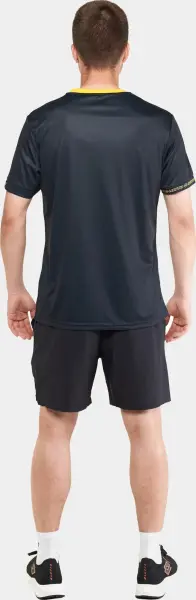 Футболка Lotto LOGO DUE TEE PRT чорно-жовта 219318/1CL