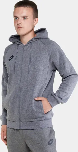 Худи Lotto ELITE SWEAT FZ HD MEL CO серое 216569/P73