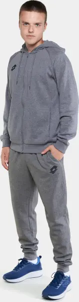Худи Lotto ELITE SWEAT FZ HD MEL CO серое 216569/P73