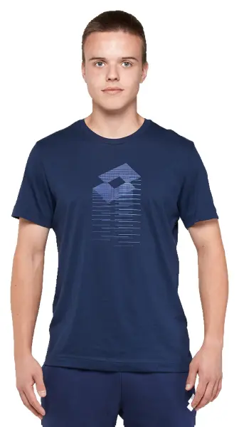Футболка Lotto TEE LOSANGA SHADE темно-синя 223639/1CI