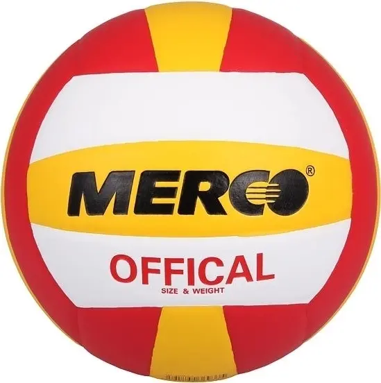 Волейбольний м'яч Merco OFFICIAL червоно-жовто-білий Розмір 5 ID36933