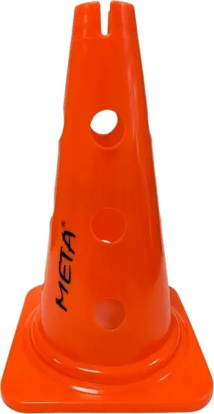 Конус для перекладин Meta TRAINING CONE WITH HOLES & SLIT 38 см помаранчевий 2006001507