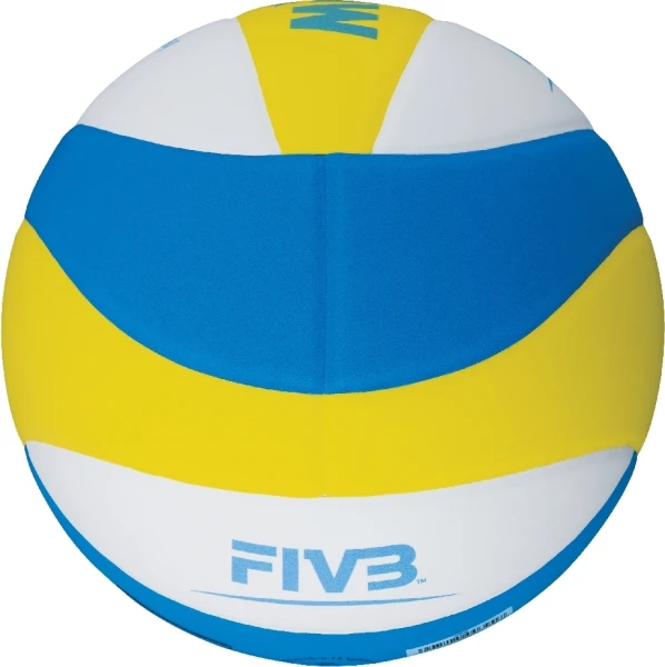 М'яч для пляжного волейболу Mikasa YOUTH BEACH VOLLEYBALL біло-жовто-блакитний Розмір 5 SBV