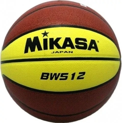 Баскетбольний м'яч Mikasa BW512 коричнево-жовтий Розмір 5 BW512