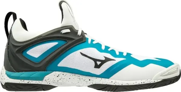 Кросівки для гандболу Mizuno WAVE MIRAGE 3 біло-бірюзово-чорні X1GA1950-85
