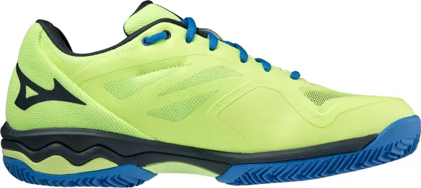 Кросівки тенісні Mizuno WAVE EXCEED LIGHT PADEL лимонно-сині 61GB2222-45
