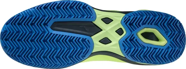 Кросівки тенісні Mizuno WAVE EXCEED LIGHT PADEL лимонно-сині 61GB2222-45